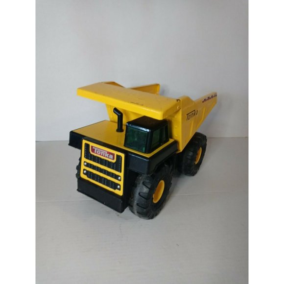 Vintage HASBRO TONKA DUMP TRUCK 4000 Xmb 975 STEEL BED Authentic YELLOW - Picture 12 of 12